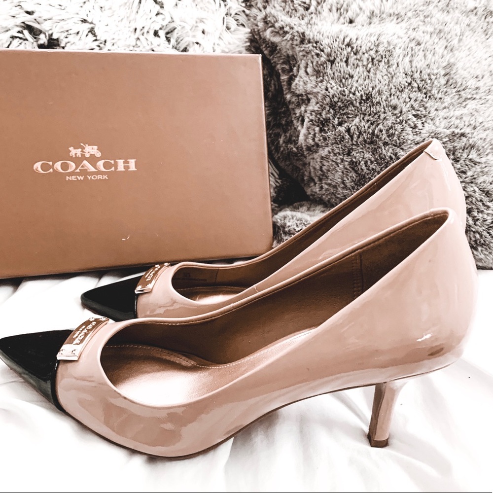 Coach small heel combo in nude - Picture 4 of 4
